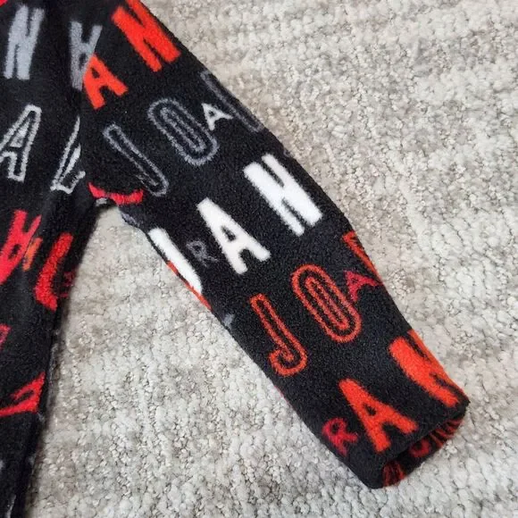 Michael Jordan fleece footed one piece pajamas pjs size 3 months - Picture 4 of 9